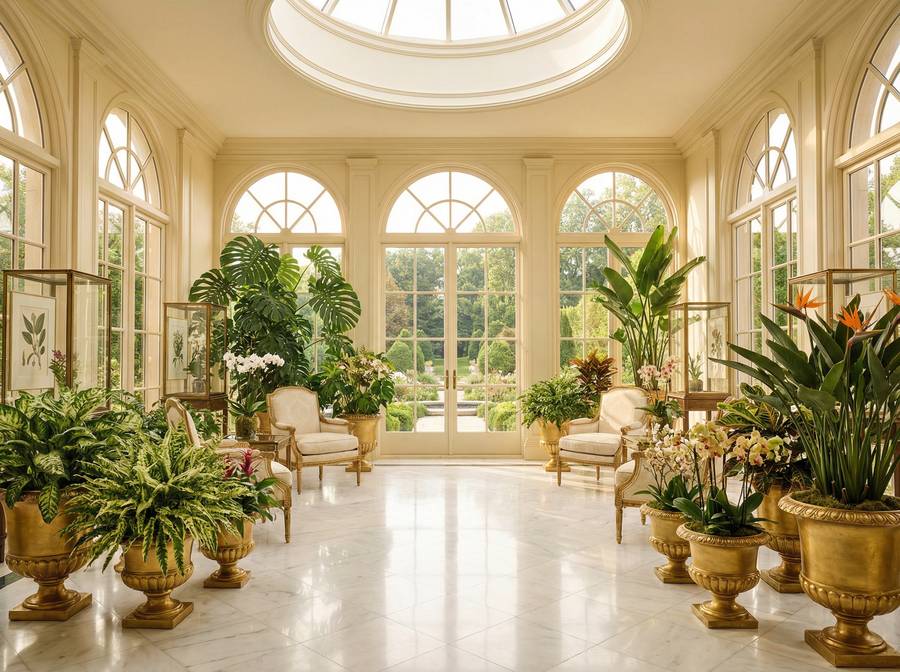 大象传媒植物短视频-豪宅植物园视频展示