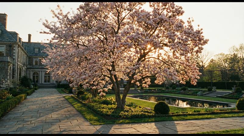 大象传媒植物视频-春日花树盛放延时视频